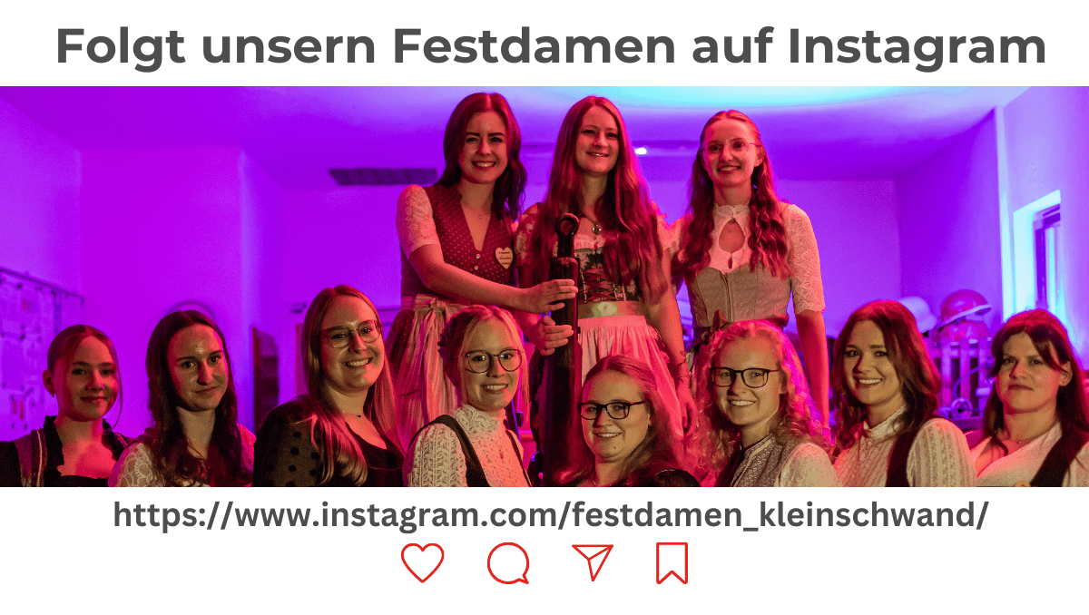 Unsere Festdamen auf Instagram